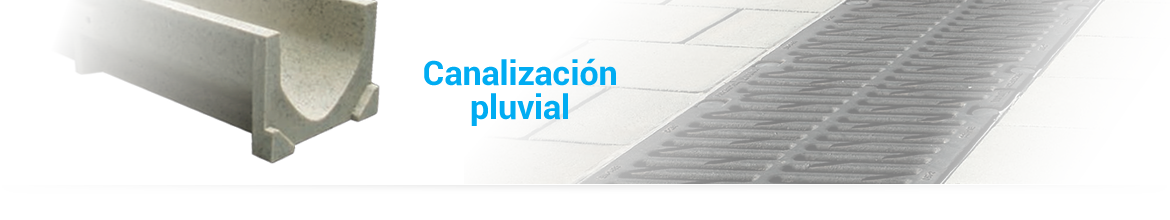 Canalización pluvial